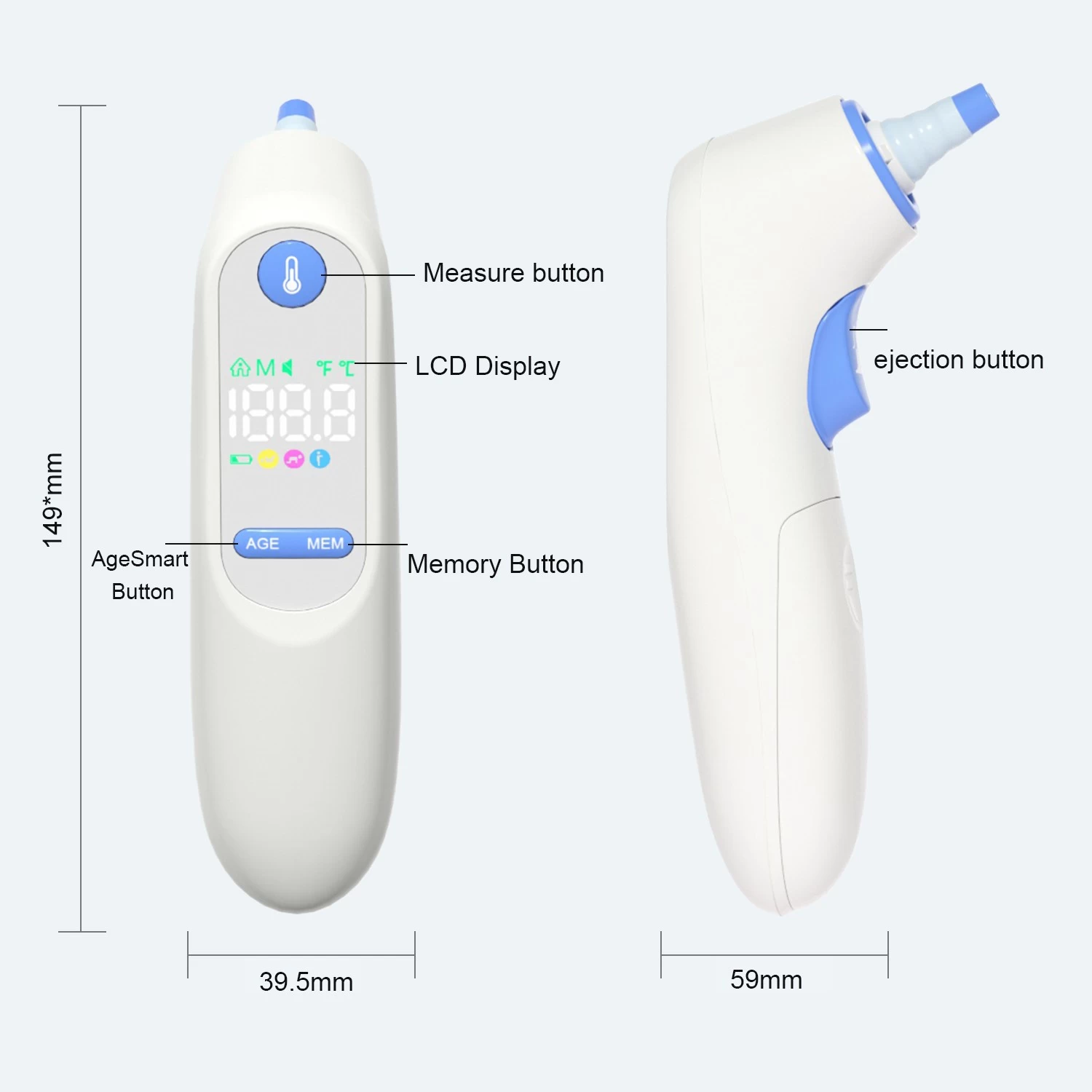 China IR Thermometer Factory, China IR Thermometer Manufacturer, FC-IR116,China IR Thermometer Supplier,China Ear Thermometer Manufacturer