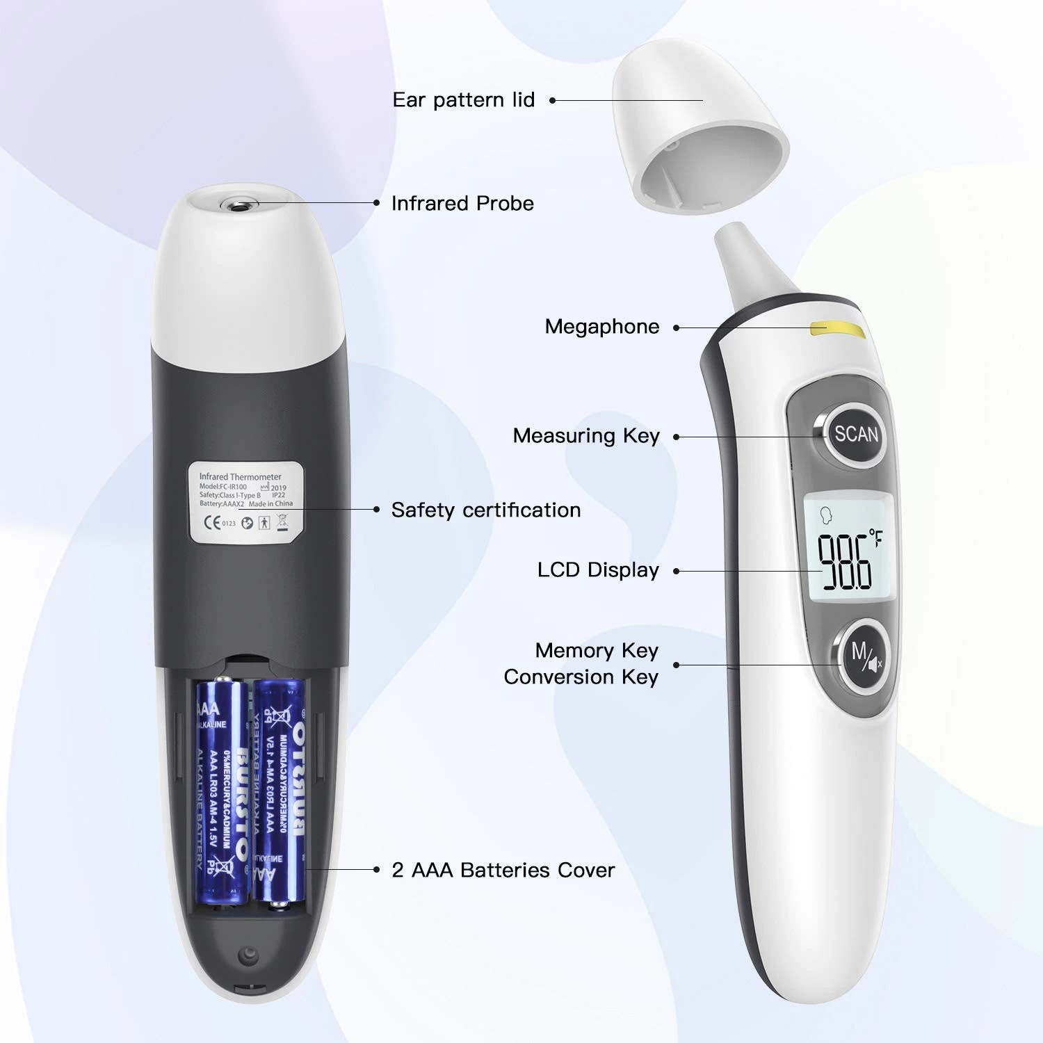 China Finicare Medical Supplier, China Forehead and Ear Thermometer Manufacturer, China Forehead and Ear Thermometer Factory, China Medical Forehead and Ear Thermometer Supplier