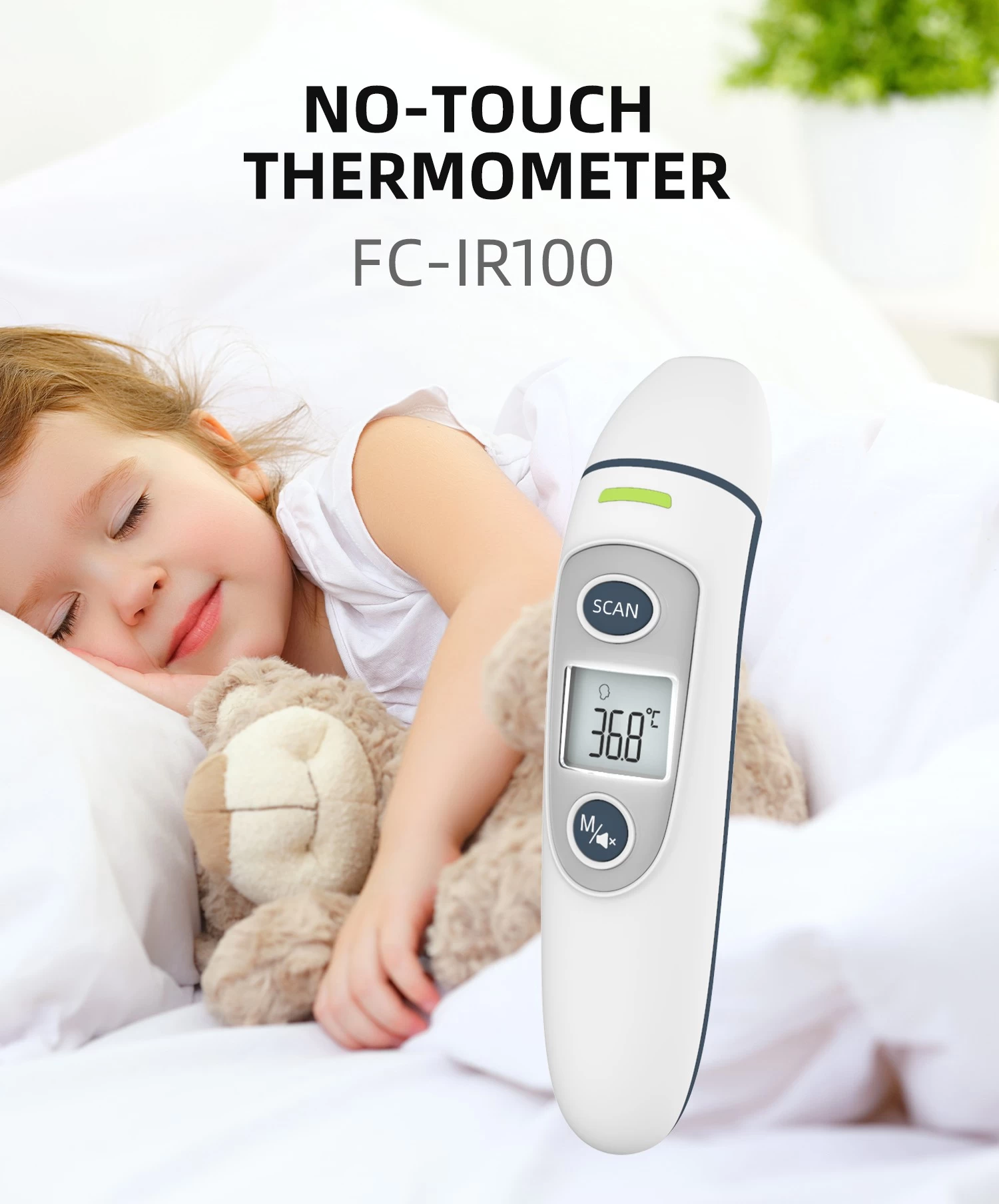 Three-color reminder thermometer,China Digital infrared thermometer, China Thermometer factory,China Digital infrared thermometer manufacturer, China Digital infrared thermometer supplier