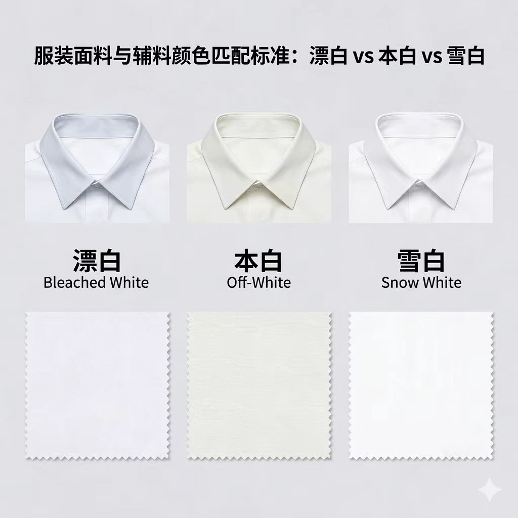 Sélection d'entoilage pour vêtements blancs : comment éviter les différences de couleur au niveau du décolleté