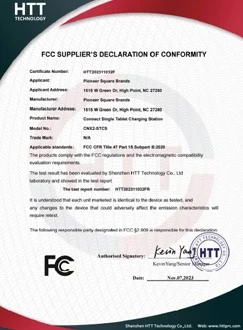 FCC Certificate