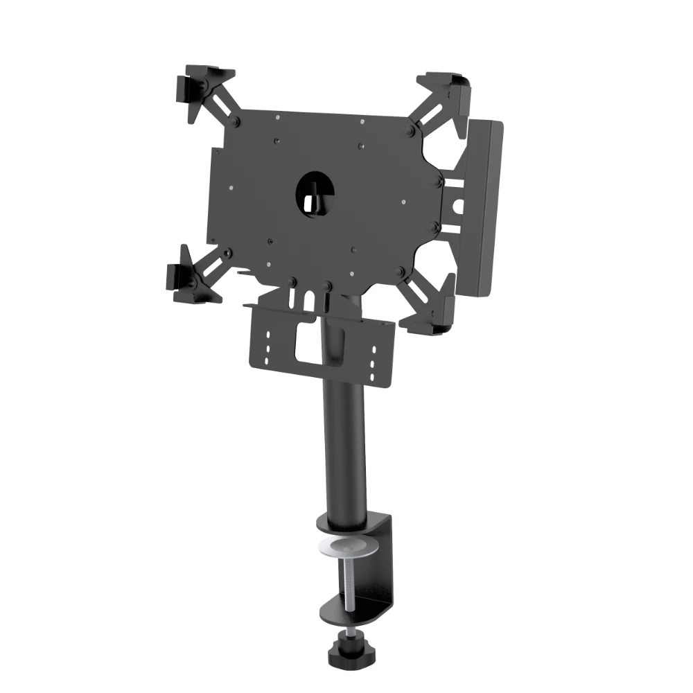 China Clamp-On Desktop Tablet POS Stand | Adjustable iPad & Android Holder for Retail, Hospitality, and POS Systems manufacturer
