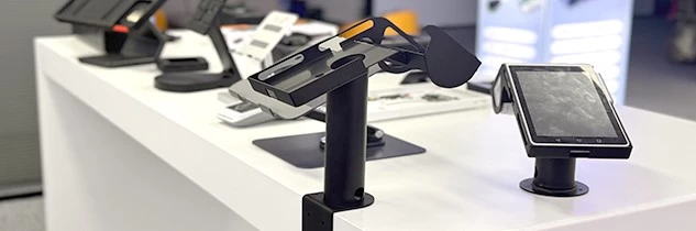 ipad pos stand showroom