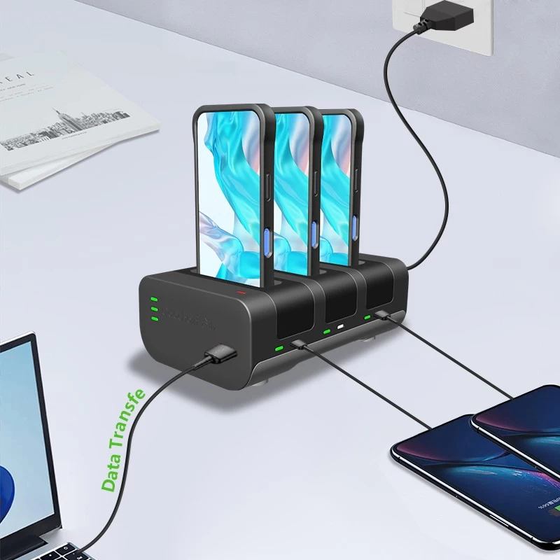 China Wireless Charging Dock for iPad, iPhone & POS Tablets | Pogo Pin Multi-Device Charging Solution manufacturer