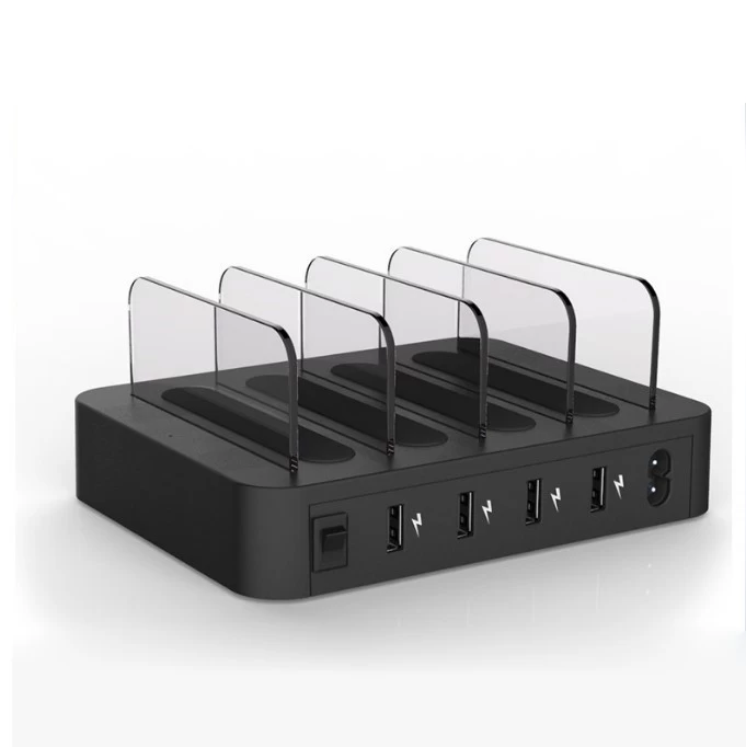 China 4 USB A Ports 5V 2.4A Ladestation - Effizientes Multi -Port -Ladegerät für Elektronik und Geräte Hersteller