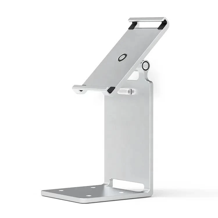 China Aluminum 2-in-1 Tablet & POS Display Stand – Rotatable Desktop & Counter Mountable Stand manufacturer