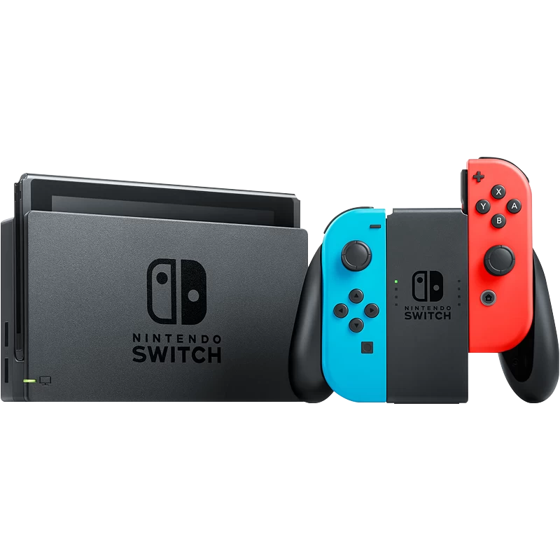 중국 도매 Nintendo Switch OLED 모델 네온 블루&레드 살수 장치