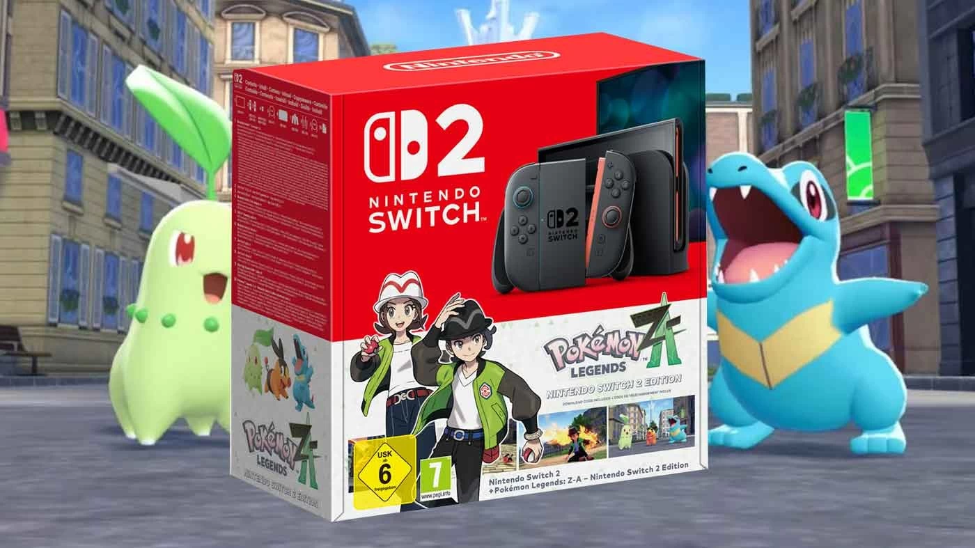 Bundle Nintendo Switch 2 con Legends Pokémon impostate per il lancio Bundle Nintendo Switch 2 con Legends Pokémon impostate per il lancio