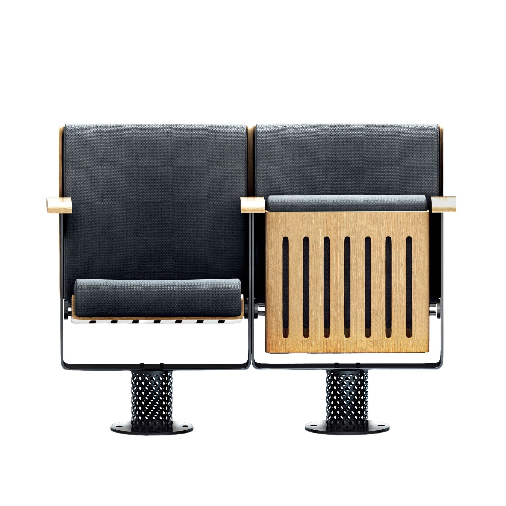 China Cinema-grade adjustable couple chair LA-3240 manufacturer