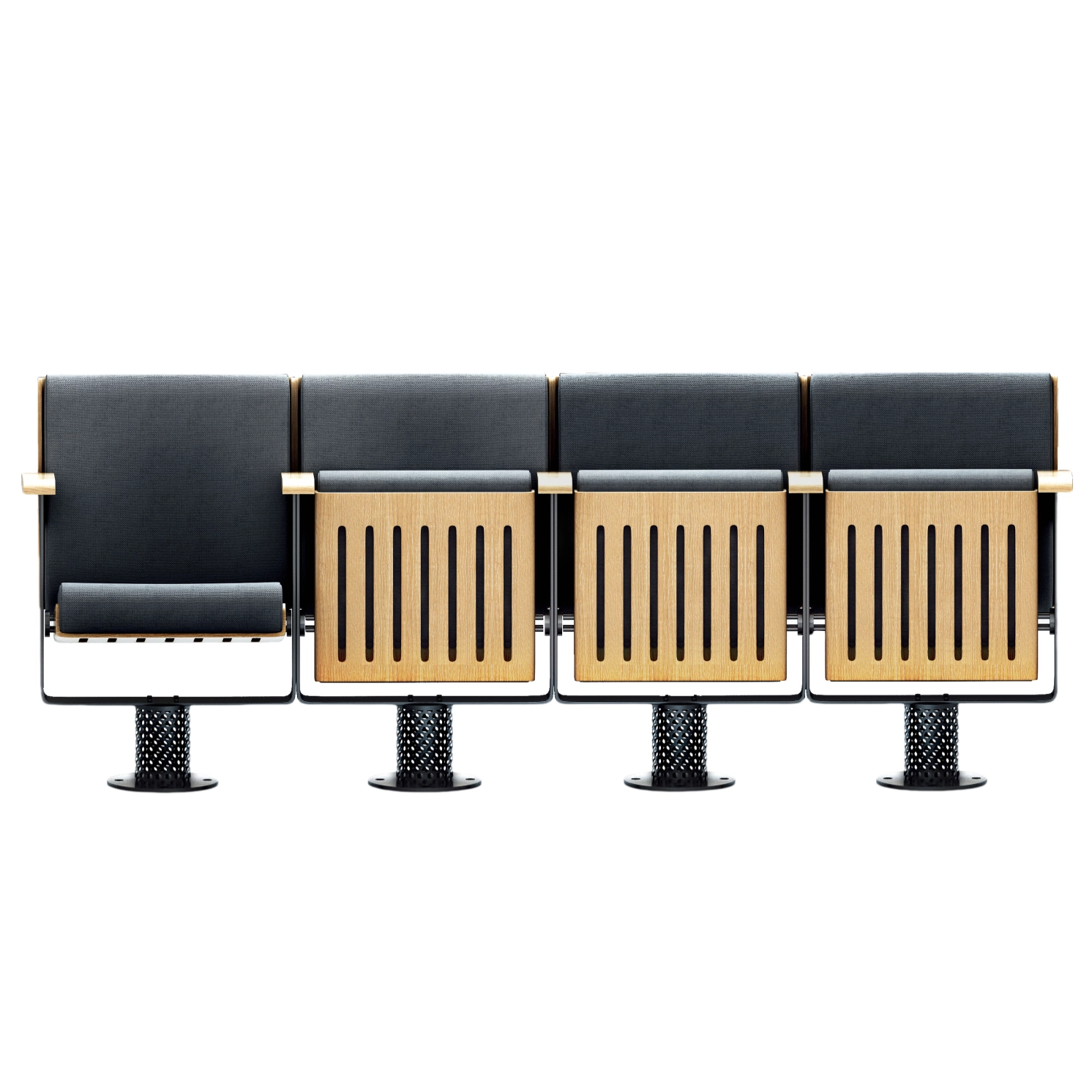 Cinema-grade adjustable couple chair LA-3240