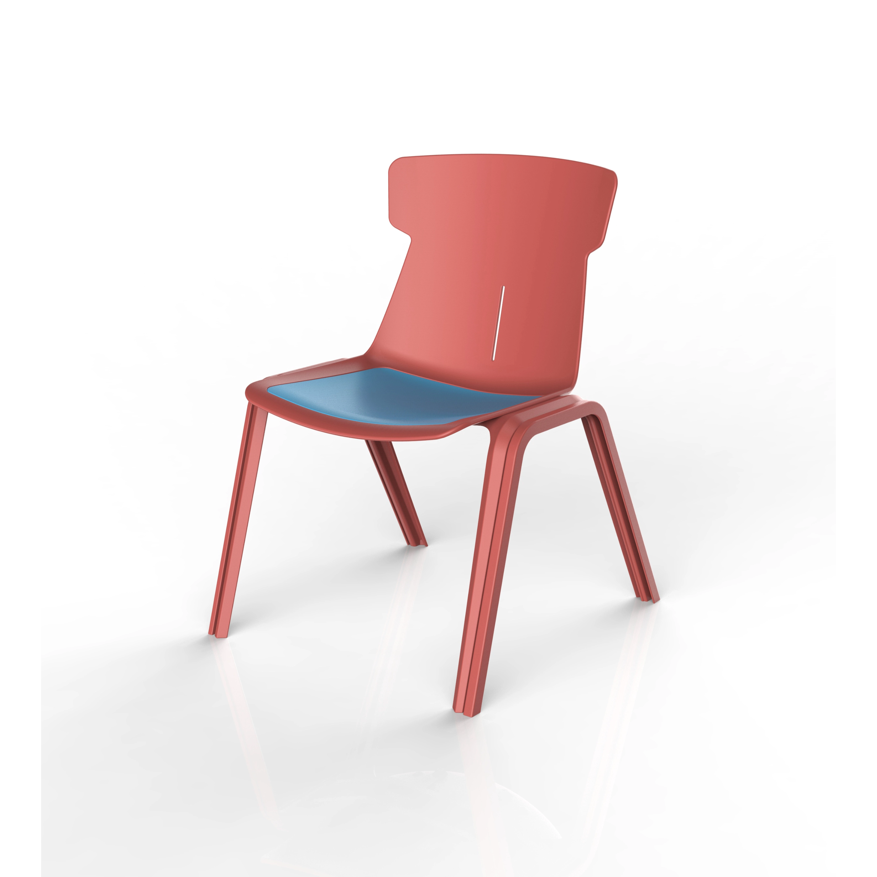 colorful School plastic chair supplier China - LP-2003 - 2202 - D