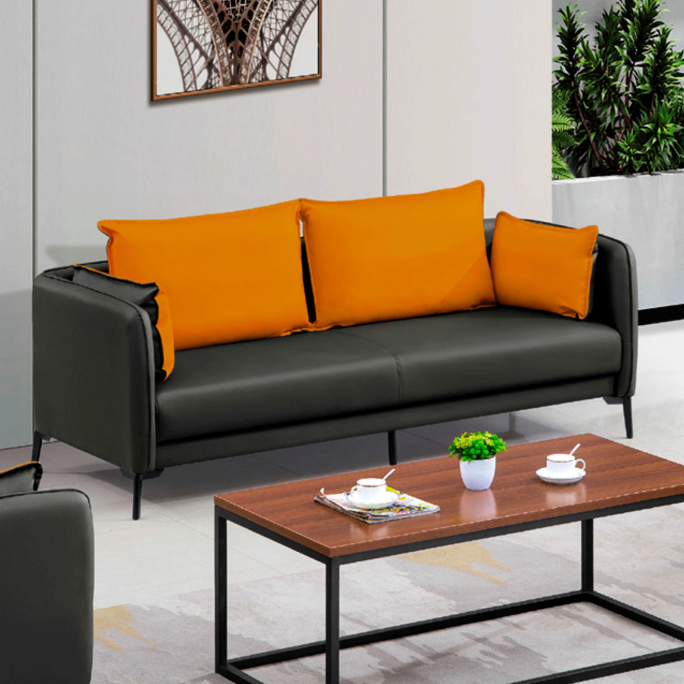 Luxury Office Sofa: Premium Leather Designs to Elevate Your Workspace Aesthetic SF-5031