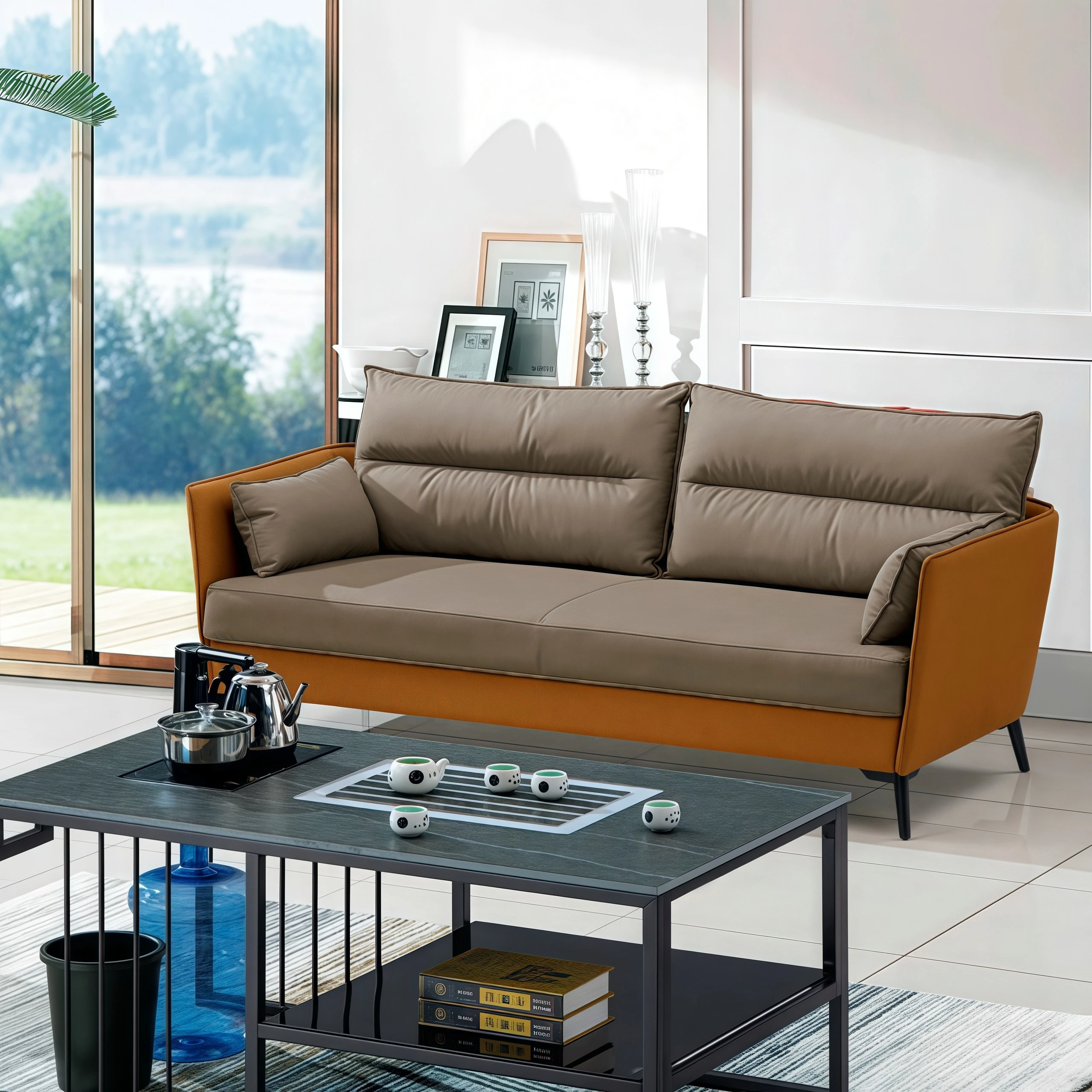 Luxury Office Sofa: Premium Leather Designs to Elevate Your Workspace Aesthetic SF-5032