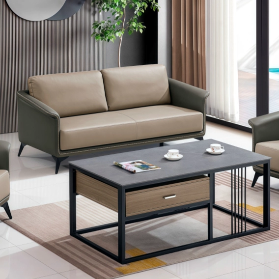 Luxury Office Sofa: Premium Leather Designs to Elevate Your Workspace Aesthetic SF-5024