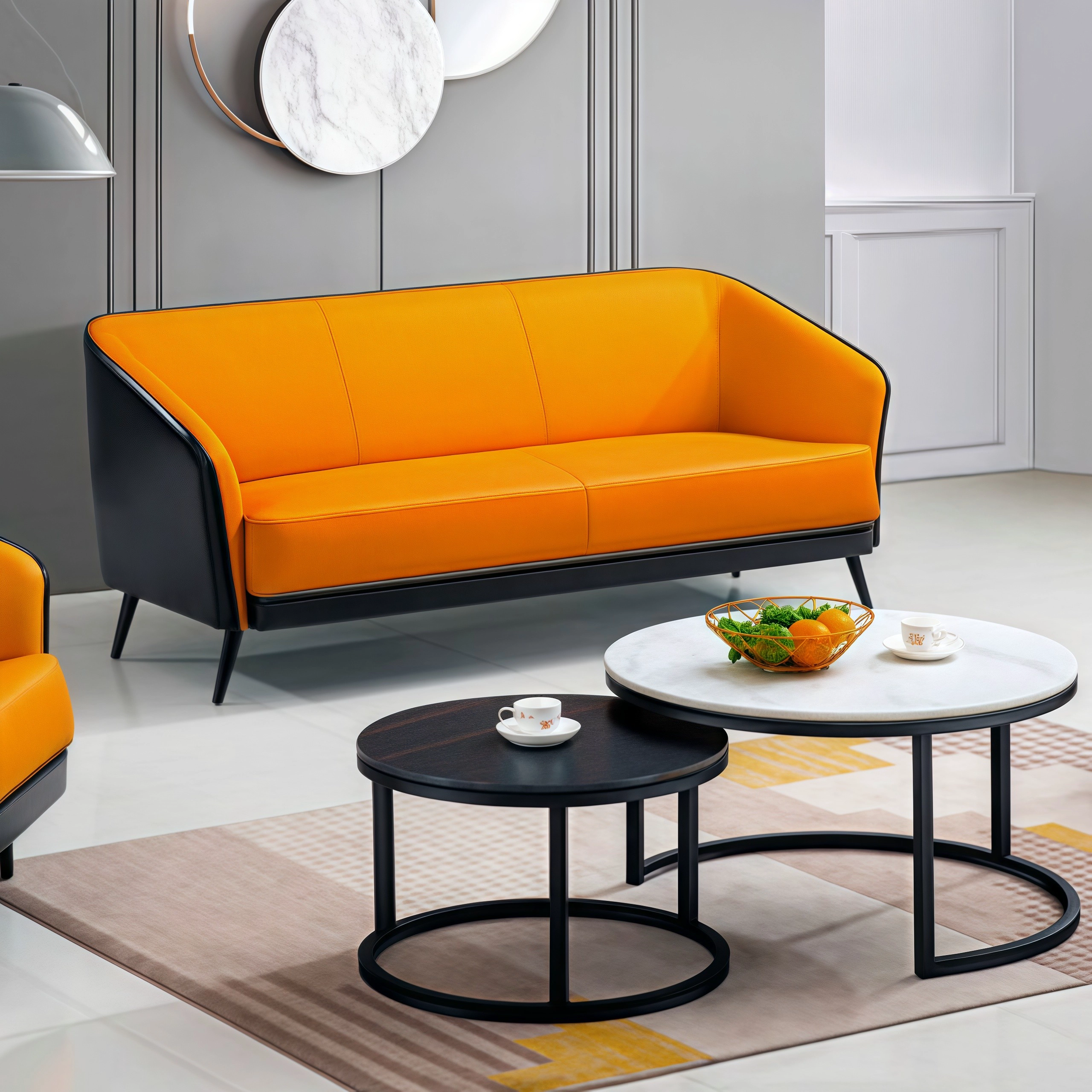 Luxury Office Sofa: Premium Leather Designs to Elevate Your Workspace Aesthetic SF-5026