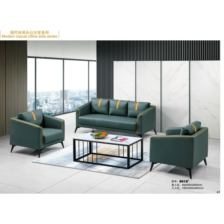 China Luxury Office Sofa: Premium Leather Designs to Elevate Your Workspace Aesthetic SF-5028 manufacturer