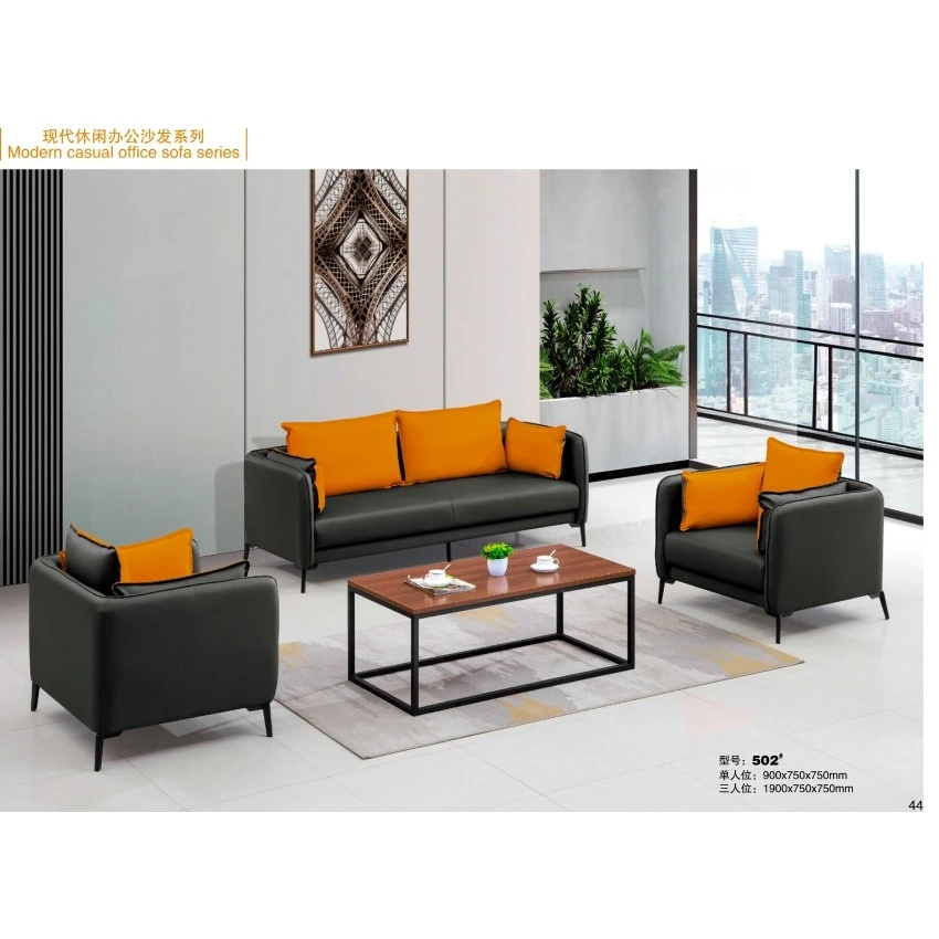 China Luxury Office Sofa: Premium Leather Designs to Elevate Your Workspace Aesthetic SF-5031 manufacturer