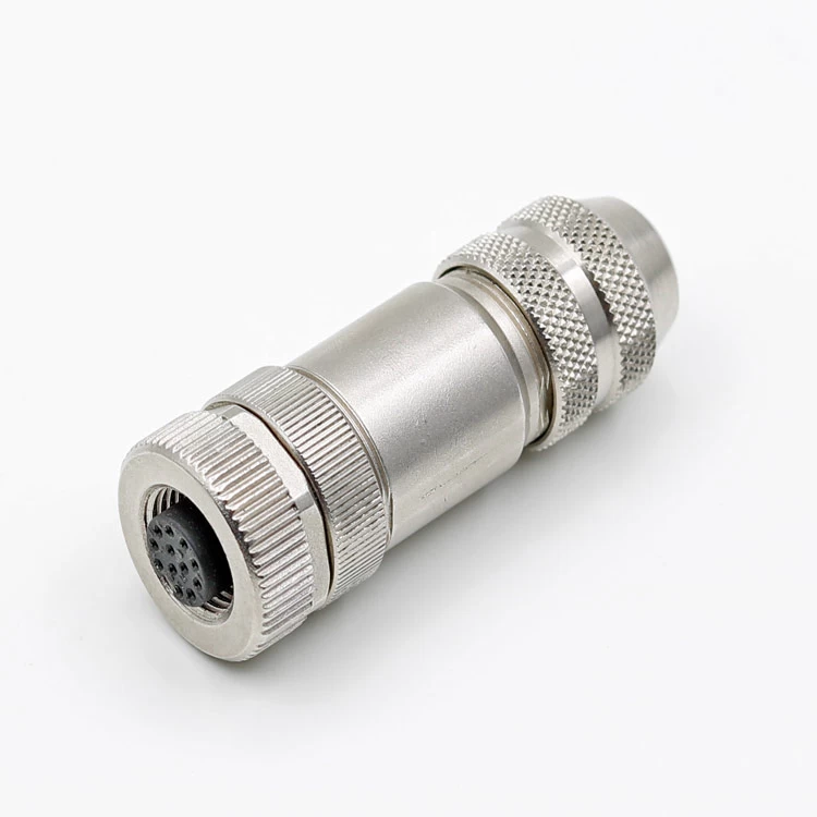 M12 A B D CODIVADO PROPIETADO 3 4 5 6 8 12 17 Conector de montaje de PIN