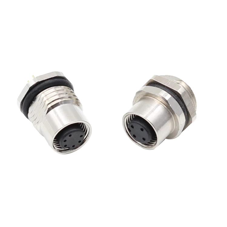 Cables masculinos moldeados M12 6 PIN