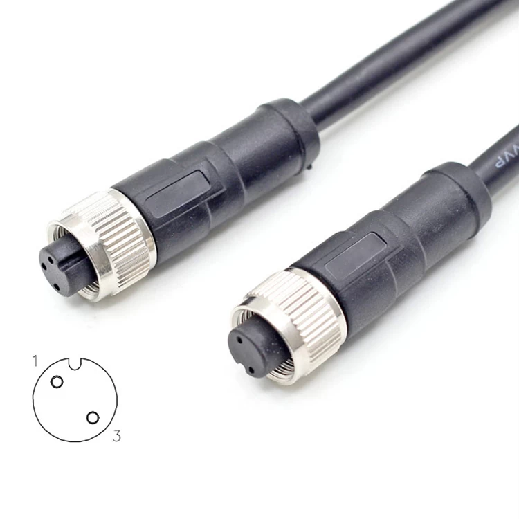 M12 2 3 Rdzeń Kabel PVC PVC
