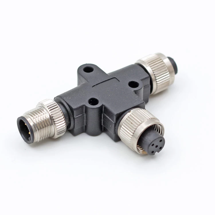 M12 2 3 4 5 6 8 T type splitter cable