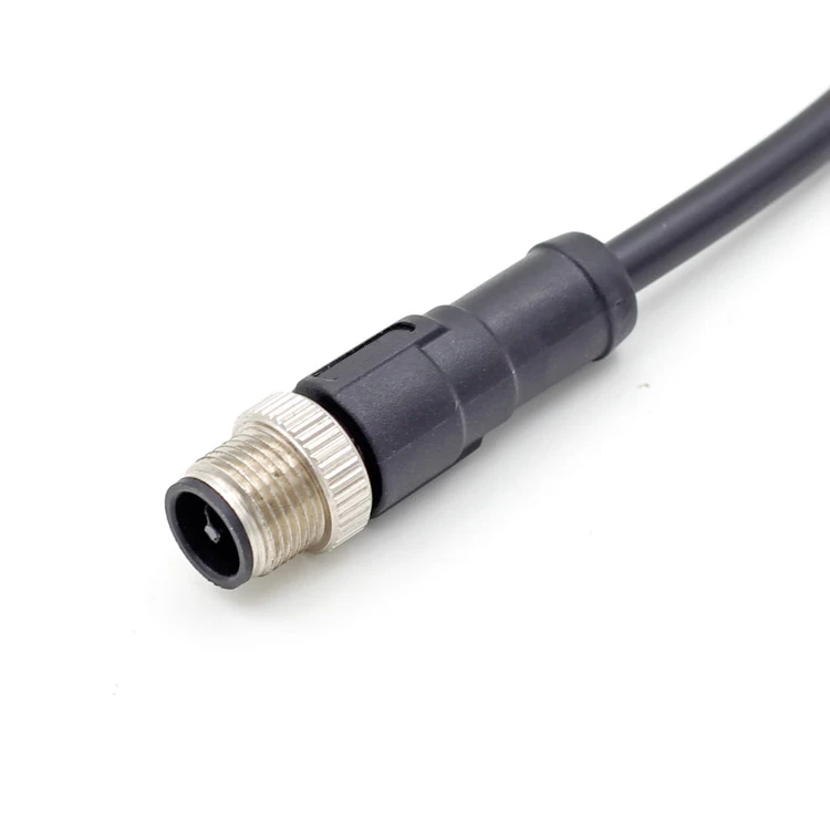 M12 T codiertes männliches weibliches Kabel