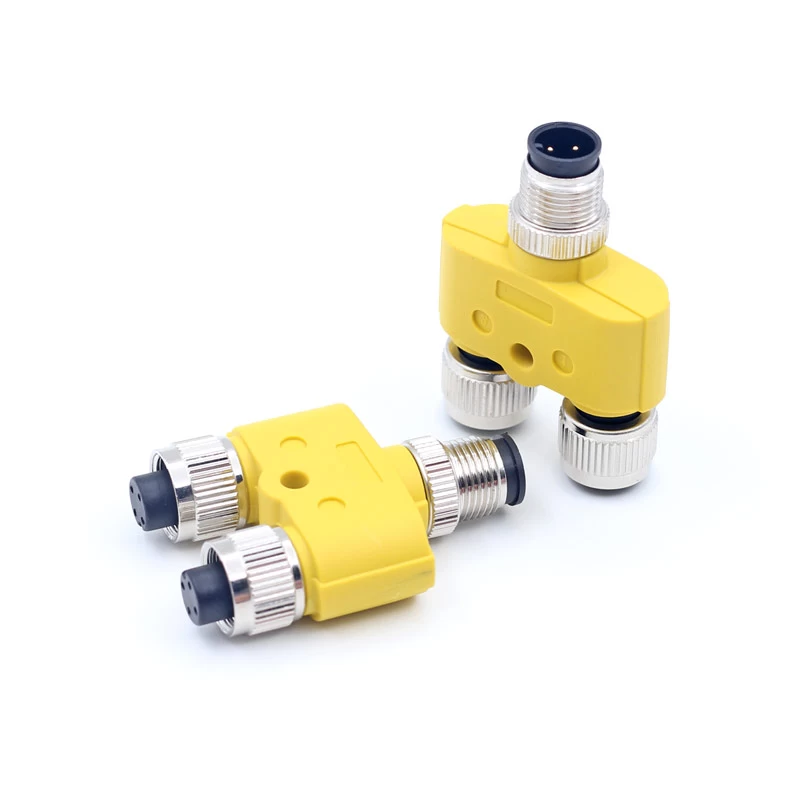 Connecteur répartiteur M12 2 3 4 5 6 8 Y mâle femelle