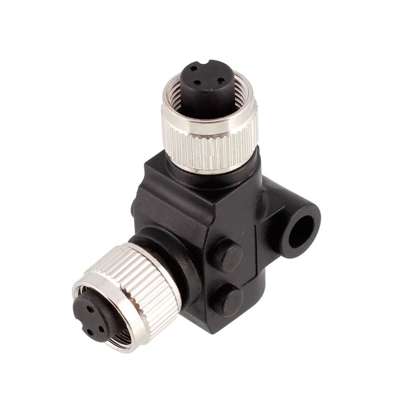 M12 2 3 4 5 6 8 Splitterstecker vom Typ L, männlich, weiblich