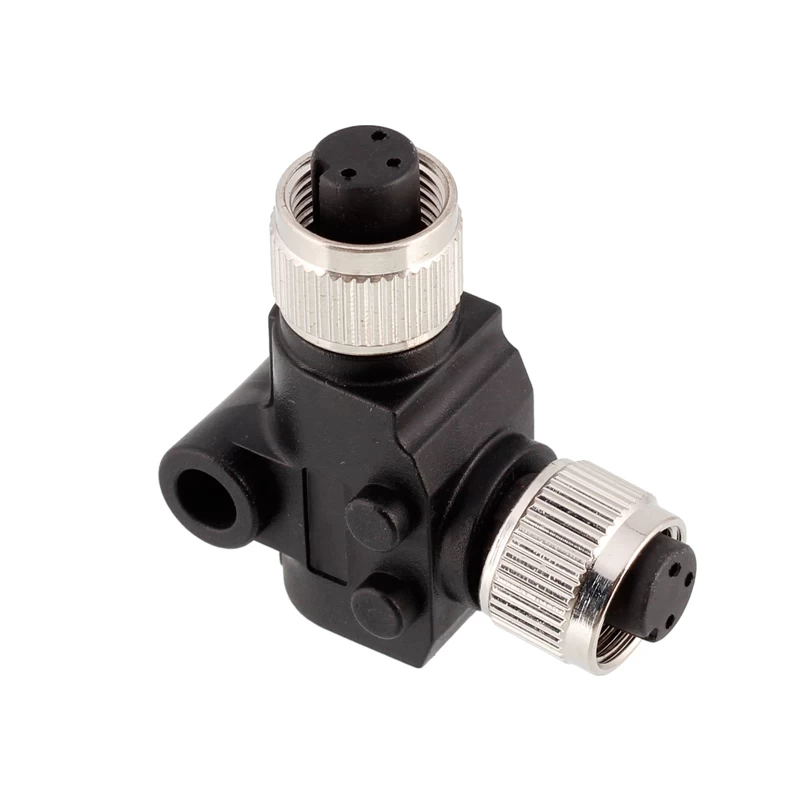 M12 2 3 4 5 6 8 Splitterstecker vom Typ L, männlich, weiblich