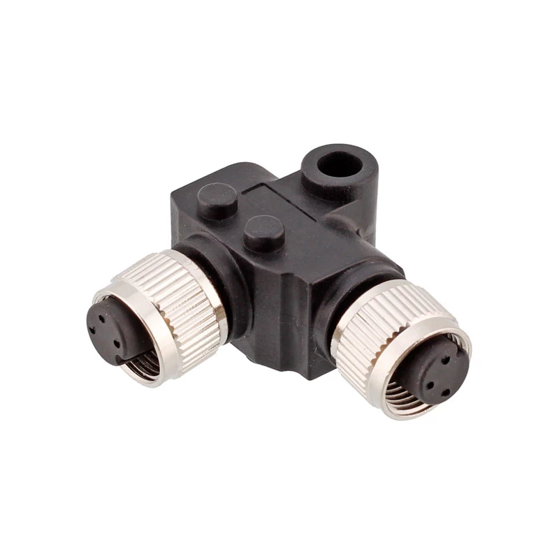 M12 2 3 4 5 6 8 Splitterstecker vom Typ L, männlich, weiblich