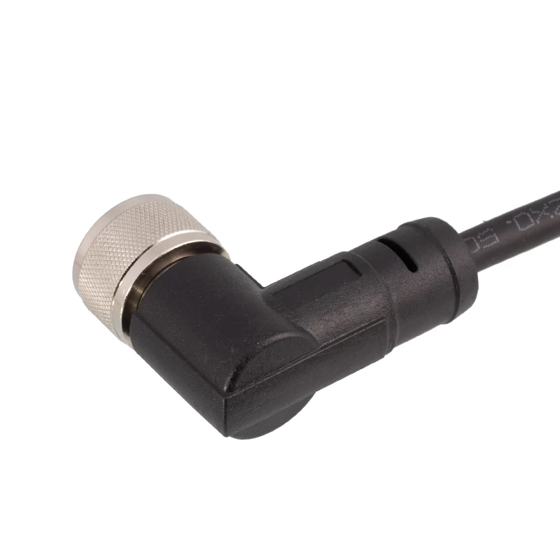 Cable pur pvc ángulo recto hembra M16