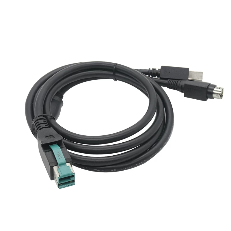 Y-Splitter. Strom-USB-Kabel für Drucker