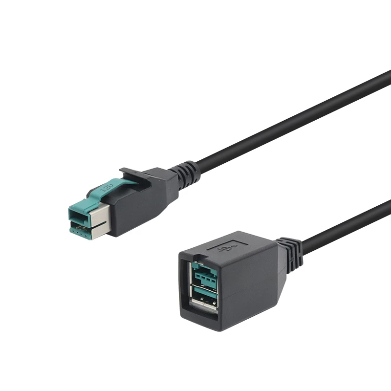 6ft Spritzguss mit Strom versorgt USB-Stecker an weibliches Verlängerungskabel