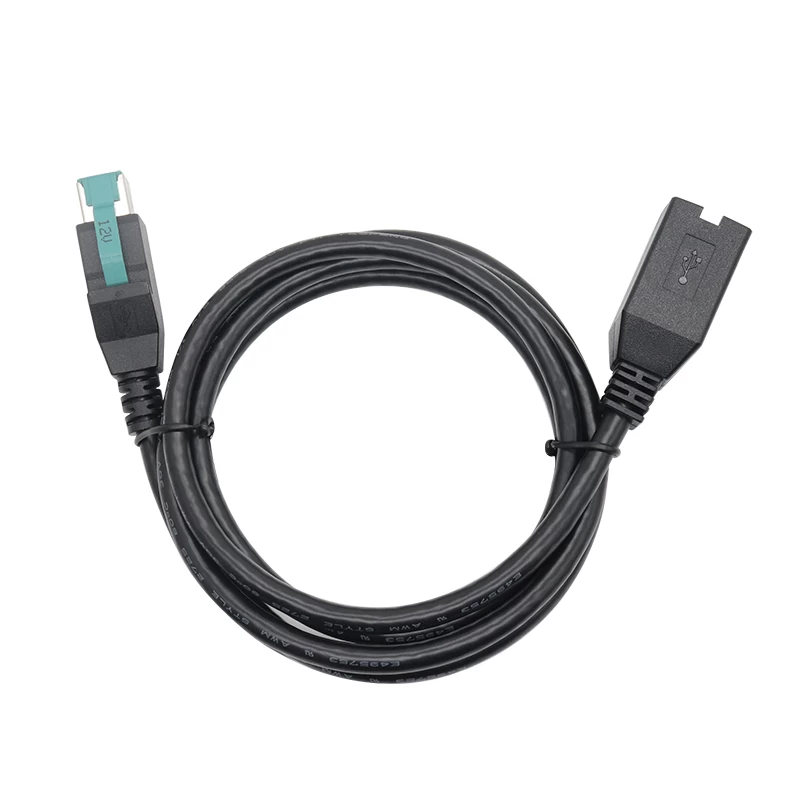 6ft Spritzguss mit Strom versorgt USB-Stecker an weibliches Verlängerungskabel