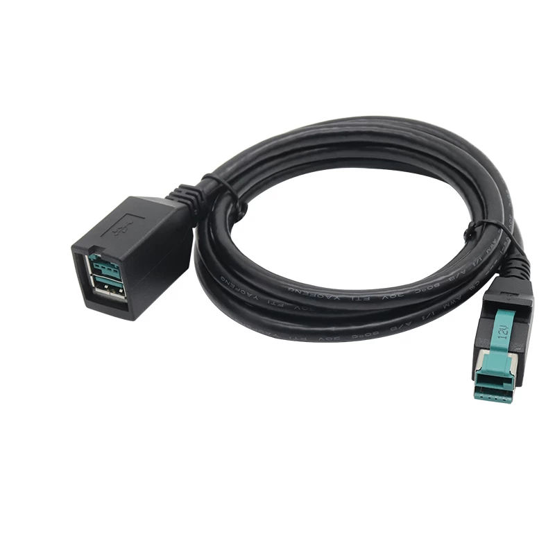 6ft Spritzguss mit Strom versorgt USB-Stecker an weibliches Verlängerungskabel