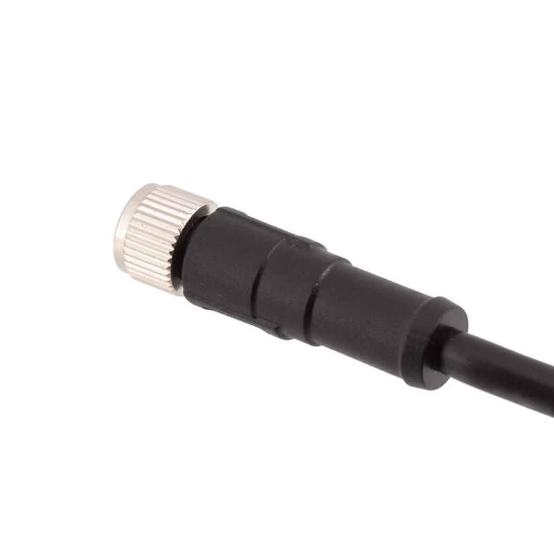 M8 3 4-Pin-Stecker angeformtes Kabel