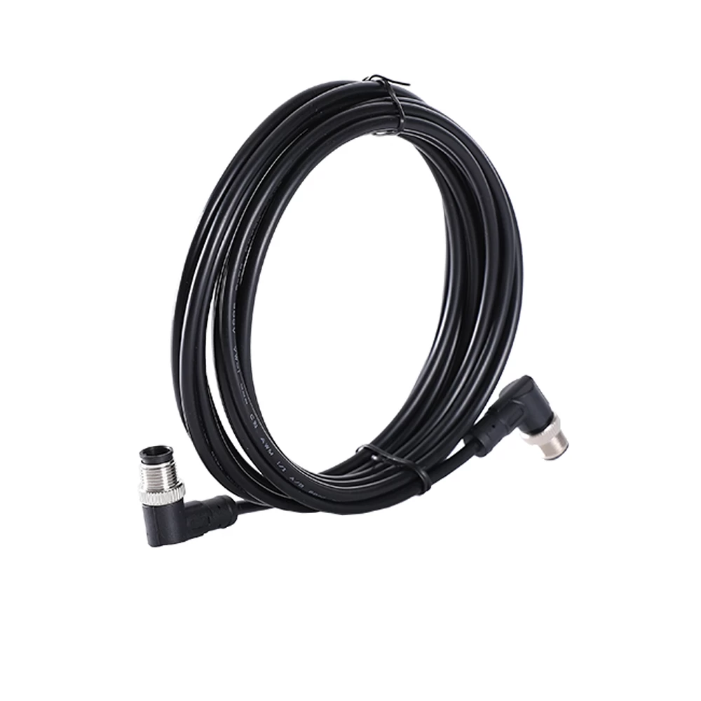 M12 3 4 5 6 8 12 17-poliges Stecker-zu-Stecker-R/A-Kabel