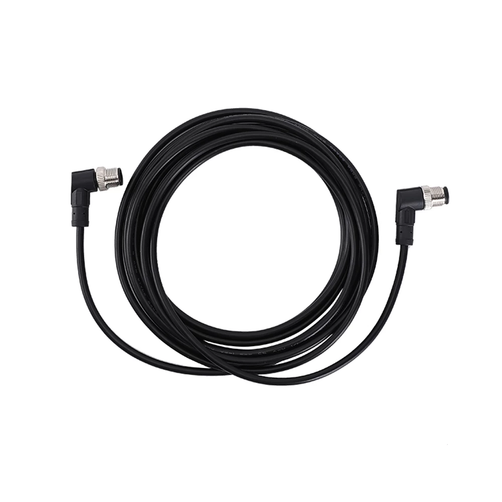 M12 3 4 5 6 8 12 17-poliges Stecker-zu-Stecker-R/A-Kabel