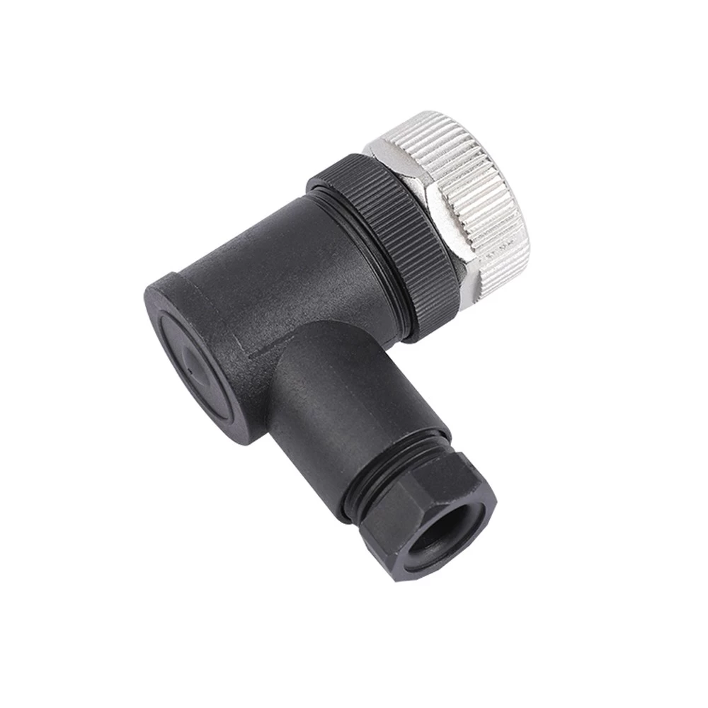 M12 3 4 5 Prises femelles 8 pôles Bouchon à vis écrou hexagonal