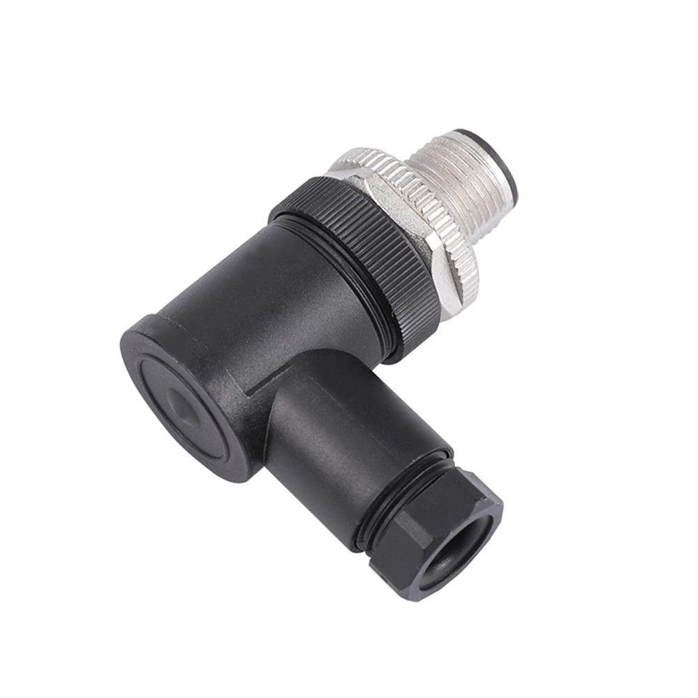M12 3 4 5 Prises femelles 8 pôles Bouchon à vis écrou hexagonal