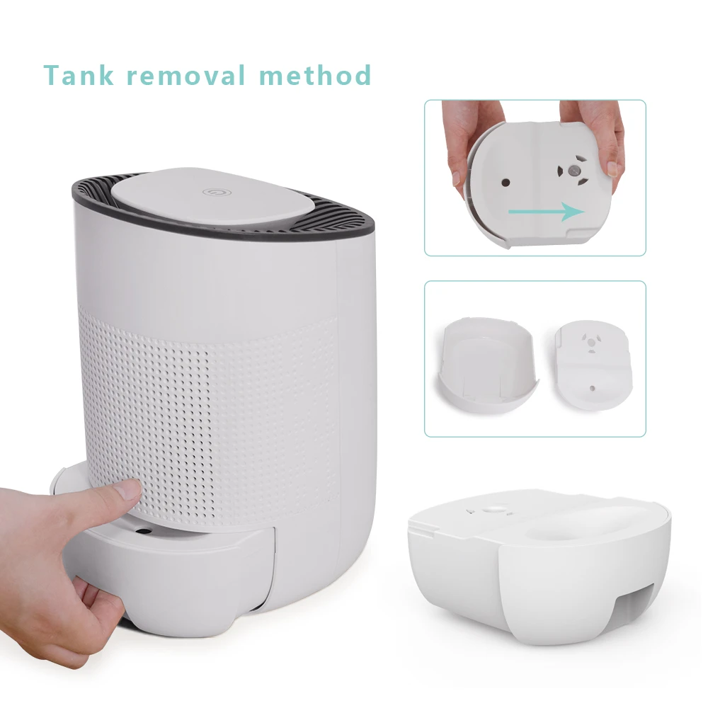 Efficient Quiet Portable Small Dehumidifier