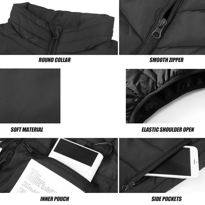 Men Women heated jacket