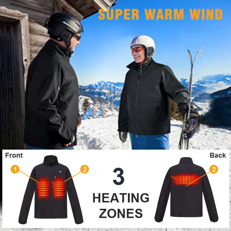 Waterproof intelligent Heating jacket