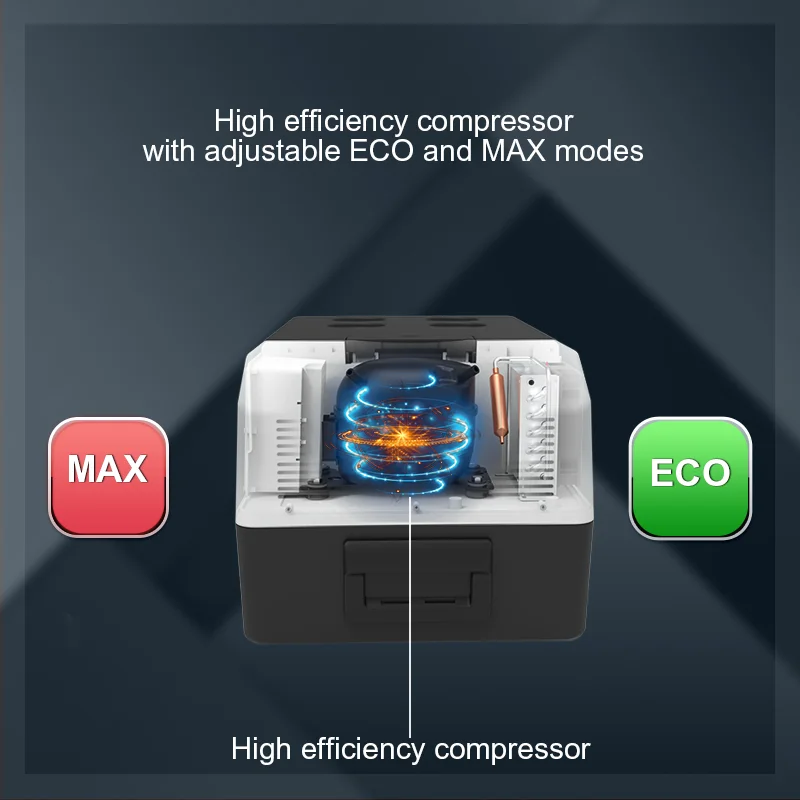 APP Control Portable Compressor Refrigerator