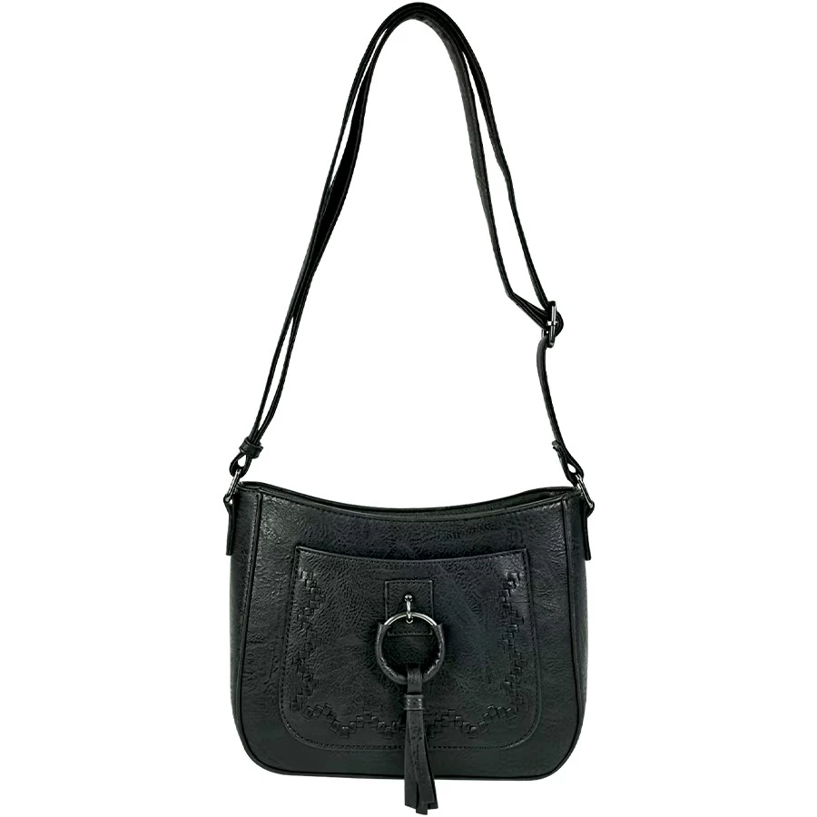 China Black women's shoulder bag wholesale factory manufacturer