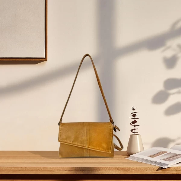 Redefining Vintage Elegance: Guangzhou Craftsmanship Unveils GW9163 Heritage Crossbody Collection