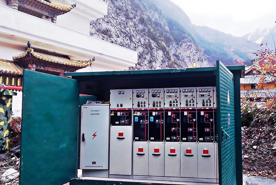 พฤศจิกายน 2019 โครงการตู้ RMU 10kV SF6 ใน Jiuzhaigou, Aba