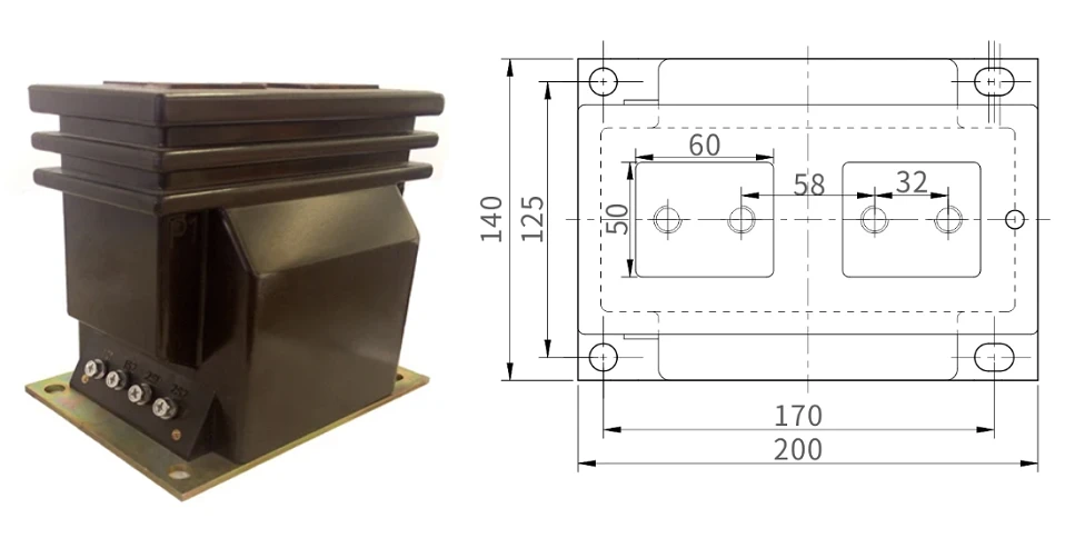 محول تيار موثوق 35 كيلو فولت/10 كيلو فولت يضمن السلامة في أنظمة الطاقة متوسطة الجهد