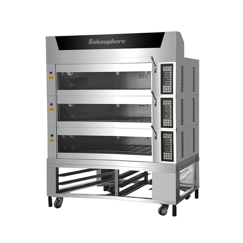 China Electric Bakery Deck Oven Bread Baking Oven - 12 Trays manufacturer