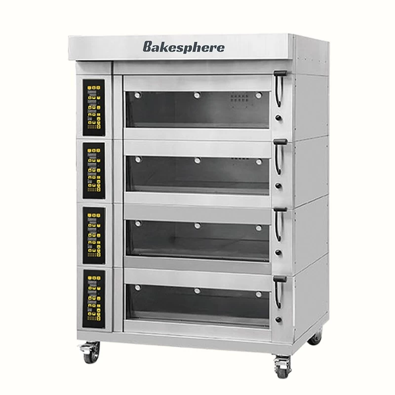 China Electric Baking Oven Bakery Bread Pizza Deck Oven manufacturer